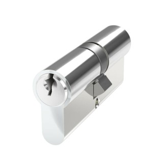 Mila Prolinea 6 Pin Double Euro Cylinder 35/35 Polished Chrome Anti-drill