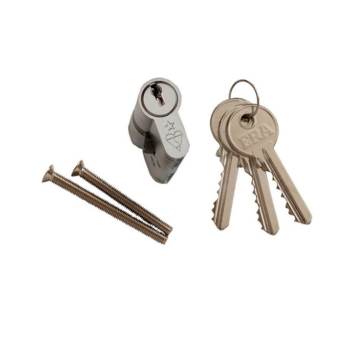 ERA Security Euro Double Cylinder with 3 Keys 45/45