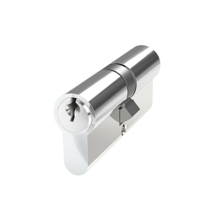 Mila Prolinea 6 Pin Double Euro Cylinder 45/55 Polished Chrome