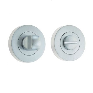 Frelan Hardware JV2666SC Bathroom Thumbturn and Release Set Satin Chrome