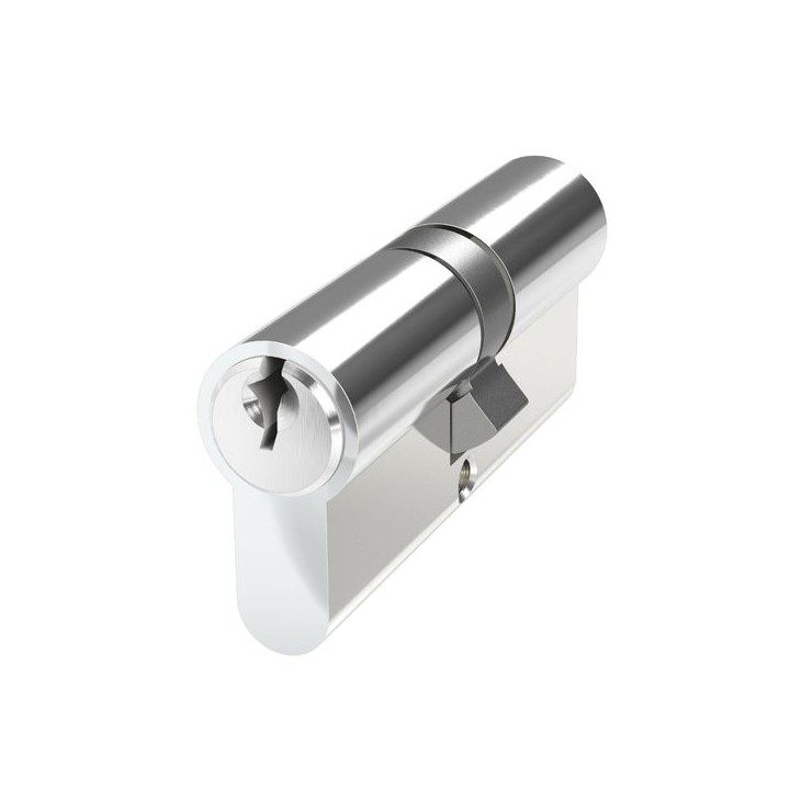 Mila Prolinea 6 Pin Double Euro Cylinder 40/40 Polished Chrome