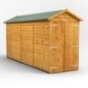 14 x 4 Power Windowless Apex Double Door
