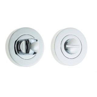 Frelan Hardware JV2666PC Bathroom Thumbturn and Release Set Polished Chrome