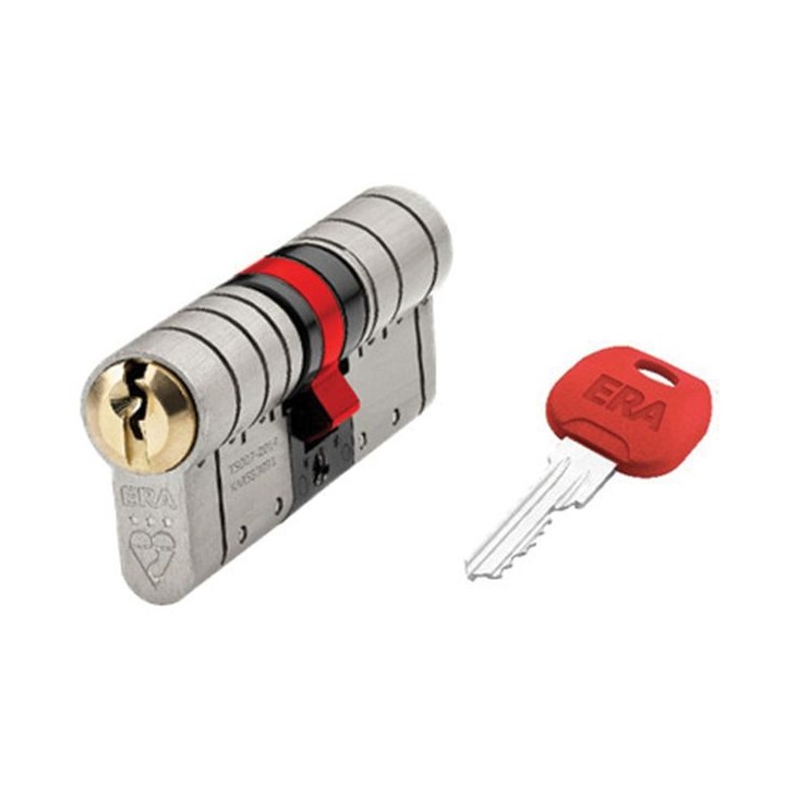 Era Bs 3 Star Fortress Double Cylinder 35/35 Satin Nickel