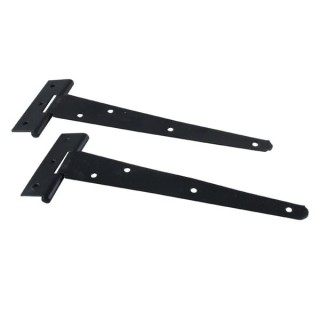 4Trade Tee Hinge Light Black 203mm Pack of 2