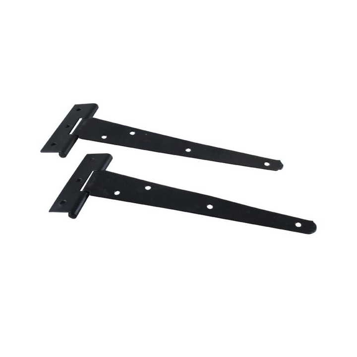 4Trade Tee Hinge Light Black 203mm Pack of 2