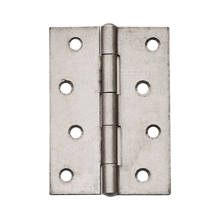 4Trade Butt Hinges Fixed Pin Self Colour 100mm Pack of 3