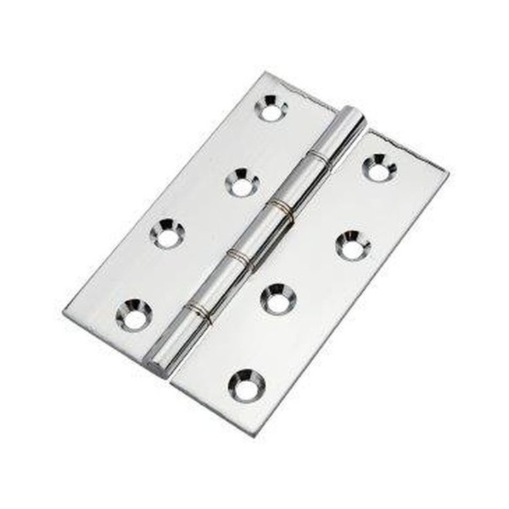 Eclipse 14862 Phosphorus Hinge Polished Chrome 76 x 51 x 3mm 2 Pack