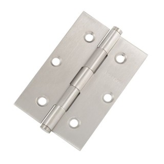 Eclipse 14838 Plain Bearing Butt Hinge Satin Stainless 76 x 51 x 1.5mm 2 Pack