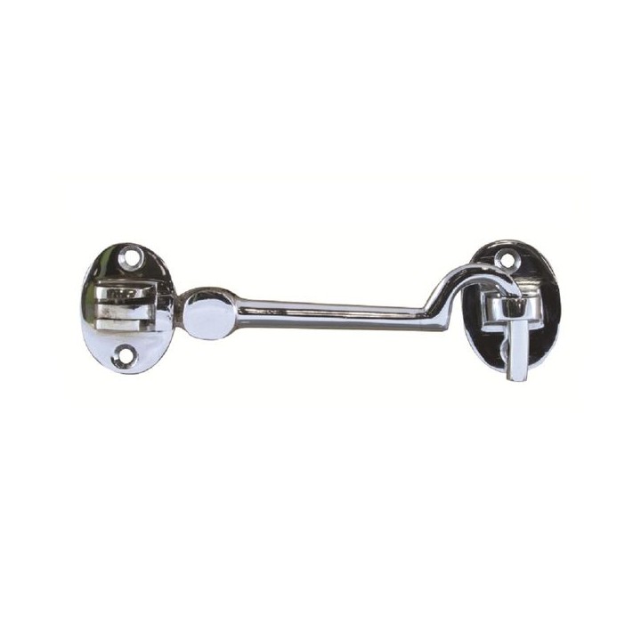 4Trade Chrome Plated Cabin Hook 100mm