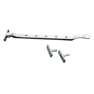 4Trade Casement Stay 2 Pin Chrome Plated 250mm