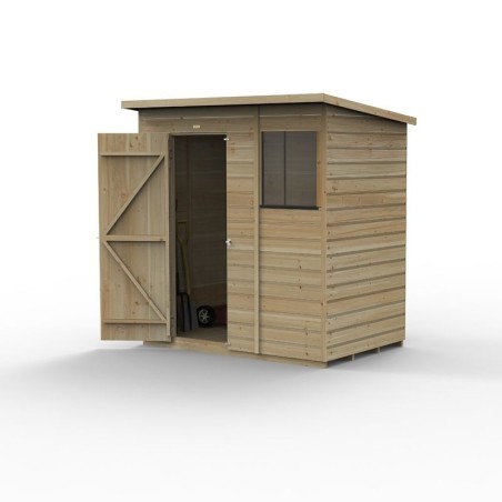 Beckwood 6x4 Pent Shed 1 Window Installed