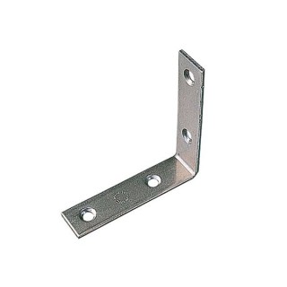 4Trade Corner Braces Zinc Plated 75mm Pack of 4
