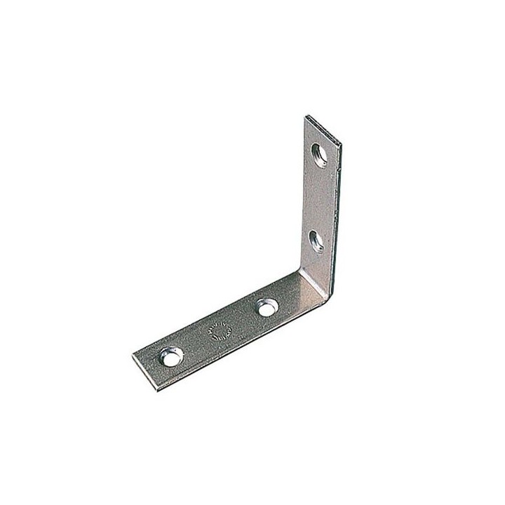 4Trade Corner Braces Zinc Plated 75mm Pack of 4
