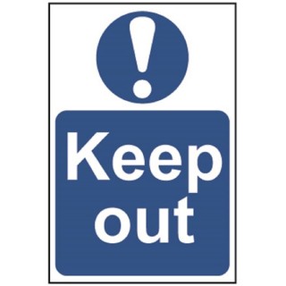 Spectrum Regular Size Keep Out Sign