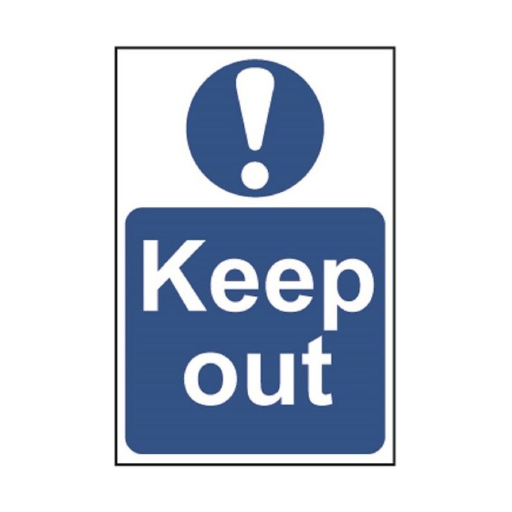 Spectrum Regular Size Keep Out Sign