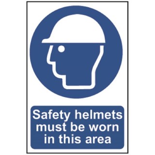 Spectrum Safety Helmets Must Be Worn in  This Area (Regular)