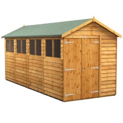 16 x 6 Power Overlap APEX  Double Doors
