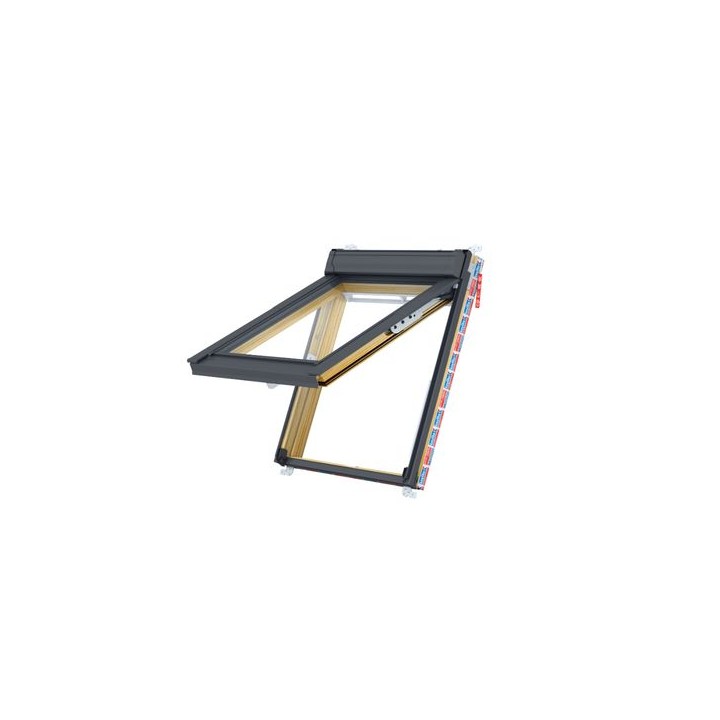 Keylite Hi-therm Fire Escape Roof Window Pine Finish 780mm x 980mm TFE04HT