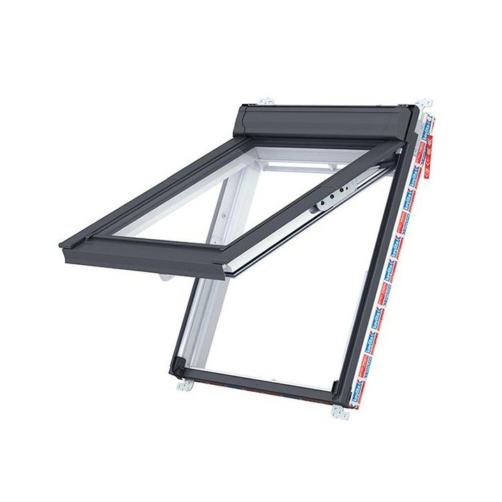 Keylite Hi-therm Fire Escape Roof Window PVC Finish 780mm x 1400mm PFE06HT