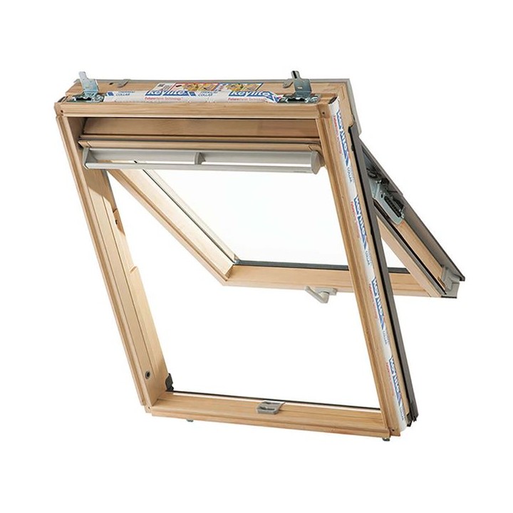 Keylite Hi-therm Fire Escape Roof Window Pine Finish 780mm x 1400mm TFE06HT