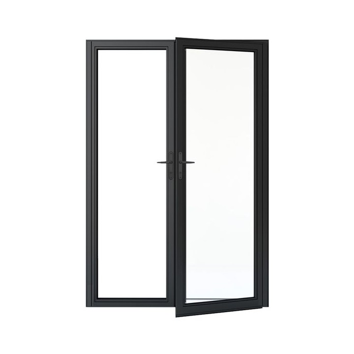 Aston Aluminium French Door Frame 60 x 2100 x 1800mm - Black