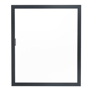 Aston Aluminium Heritage Fixed Window Frame 70 x 500 x 500mm - Black