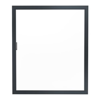 Aston Aluminium Heritage Fixed Window Frame 47 x 500 x 500mm - Black