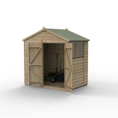 Beckwood 7x5 Apex Shed 2 Windows Double Door