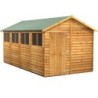 16 x 8 Power Overlap Apex Shed