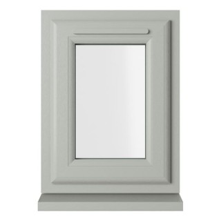 Crystal Double Glazed uPVC Window Agate/White Top Opener 610mm x 440mm Clear