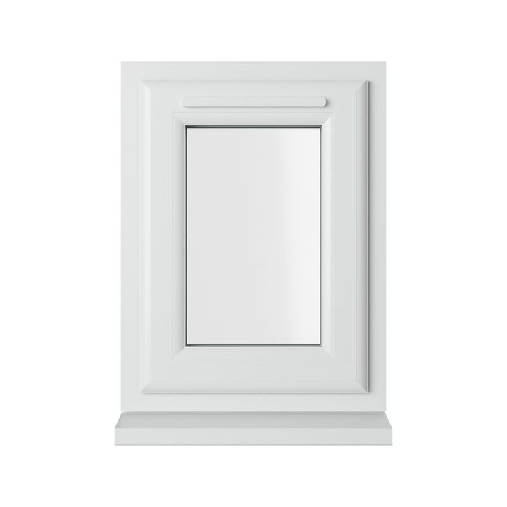 Crystal Double Glazed uPVC Window White Top Opener 440mm x 610mm Clear