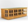 18 x 8 Power Pent Double Door Potting Shed