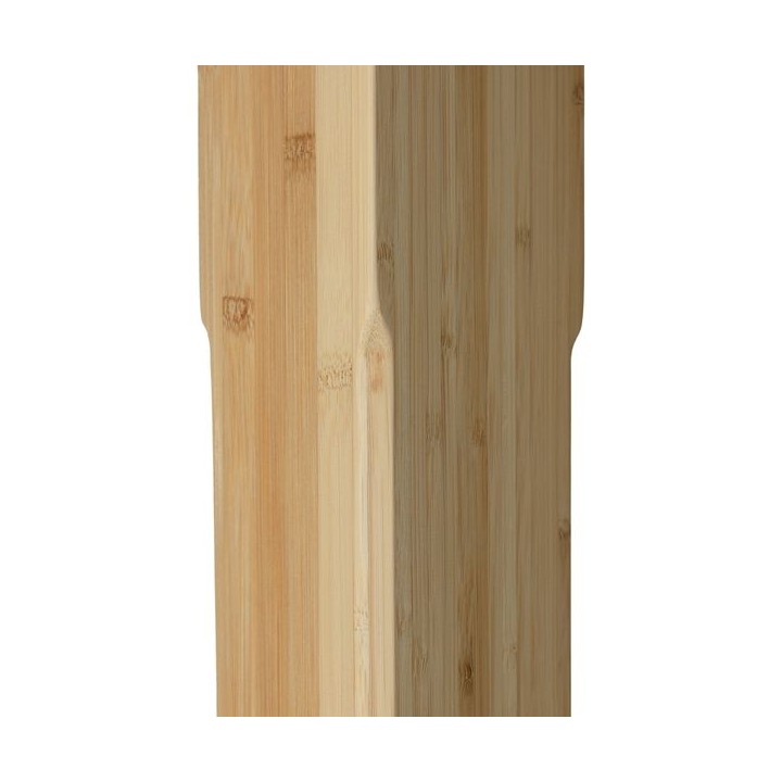 Flair Stairs Bamboo Stop Chamfered Half Newel Post - 90 x 45 x 1.5m Light