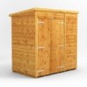 6 x 4 Power Windowless Pent Double Door