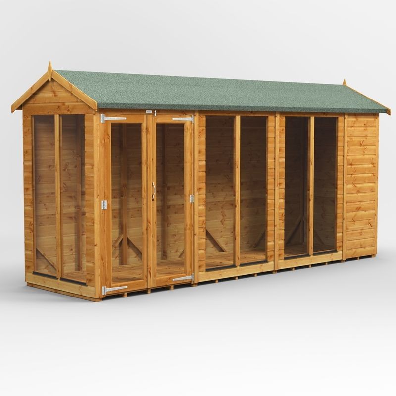 14 x 4 Power Apex Summerhouse 14 x 4 Power Apex Summerhouse