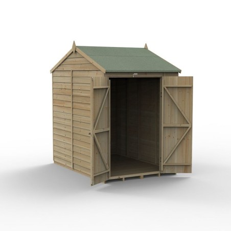 4LIFE Reverse Apex Shed 5 x 7 - Double Door - No Windows Installation
