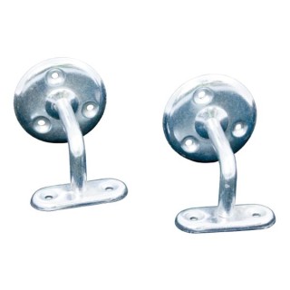 4Trade Handrail Brackets Zinc Plated 63mm Pack of 2