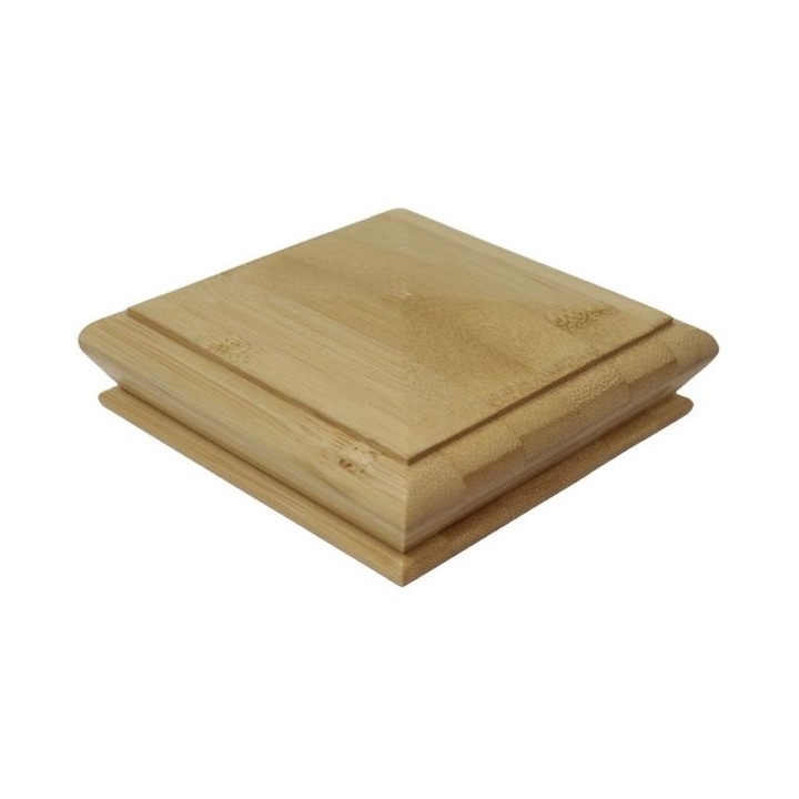 Flair Stairs Bamboo Pyramid Newel Post Cap 90mm x 90mm Light