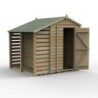 4LIFE Apex Shed 5 x 7 - Single Door - No Windows - with LEAN-TO Installation