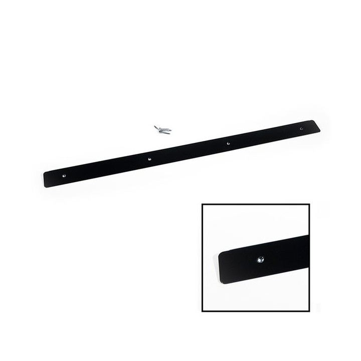 Centurion CJ195L Bullnose Worktop End Trim Black 900 x 40mm 6mm Radius