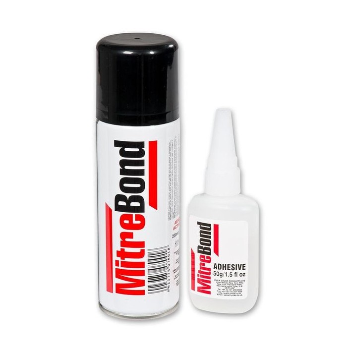 Unika Worktop Mitrebond 50g Adhesive + 200 Mil Aerosol