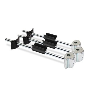 Zipbolt PPQT10.700ZIPCLIP Worktop Connectors for 28mm Worktops and Above 164mm Zinc Plated 3 Pack