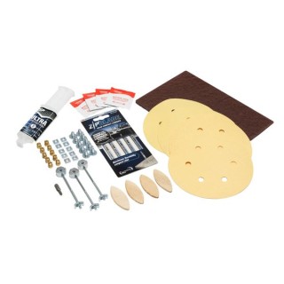 Zipbolt Ultimate Compact Fixing Kit for Solid Compact Laminate Worktops