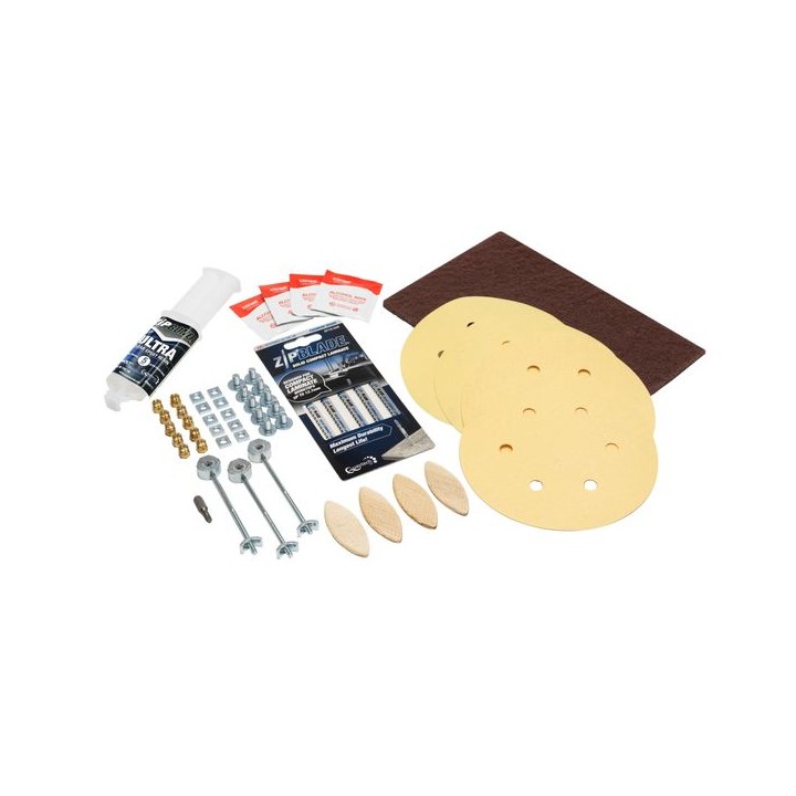 Zipbolt Ultimate Compact Fixing Kit for Solid Compact Laminate Worktops