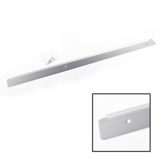 Centurion CJ182L Worktop End Trim Matt Silver Aluminium 630 x 40mm 6mm Radius