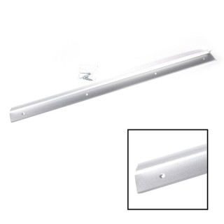 Centurion CJ181L Worktop Corner Joint Matt Silver Aluminium 630 x 40mm 6mm Radius