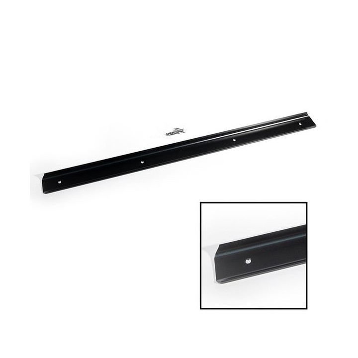 Centurion CJ184L Worktop Corner Joint Black Aluminium 630 x 40mm 6mm Radius