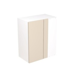 Flatpack Closed Corner Wall Unit Ultra Matt Cashmere Slab 600mm - FKKF0616