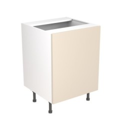 Flatpack Sink Base Unit Ultra Matt Cashmere Slab 600mm - FKKF0635